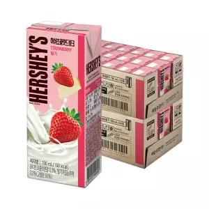 매일유업 허쉬 드링크 딸기, 190ml, 48개