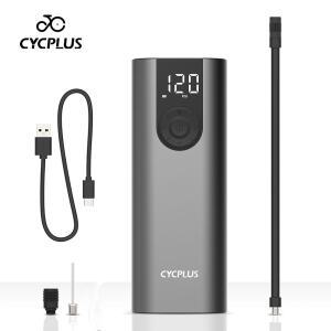 CYCPLUS A8 휴대용 자전거 타이어 펌프, 팽창기, 전기 공기 압축기, 고압 충전식 배터리, 차량용