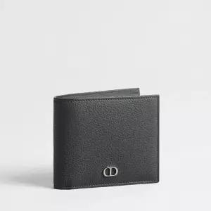 CD 아이콘 반지갑 가죽 그레이 2ICBH096IDC