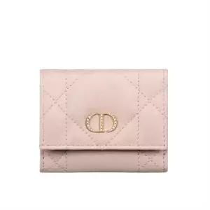 디올 MUST IT_디올 크리스탈 장식 Caro Hibiscus L형 지퍼 지갑 S4207UHNN_M413