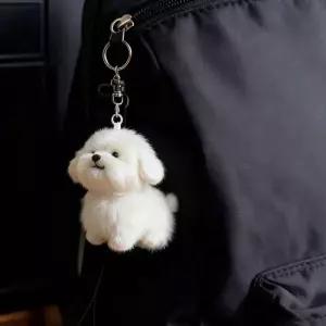 사모예드 강아지 봉제인형 키링