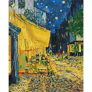 밤의 카페 테라스 2 (캔버스) 보석십자수 40x50 보석십자수