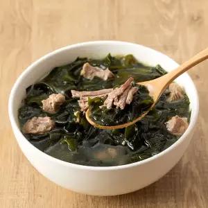 [아빠식당]HBD 고소하고 담백한 소고기 미역국 500g 4팩