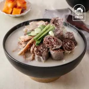[아빠식당]국내산 고기 황기 사골 순대국 600g 4팩