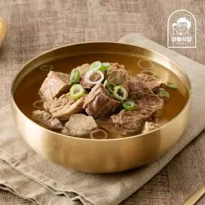[아빠식당]무뼈 소고기갈비탕 600g 4팩