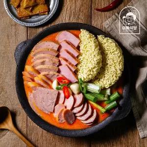 [아빠식당] 국내산 햄듬뿍 부대찌개 600g 4팩