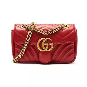 [GUCCI] 구찌 GG 마몬트 마틀라세 체인 숄더 미니백 446744-DTDIT-6433