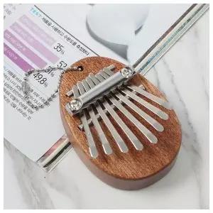 마호가니 8음계 미니 칼림바(5x7cm) (타원형)
