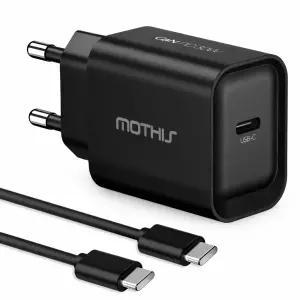 모디스 30W GaN PD 3.0 1포트 C타입 초고속 충전기 블랙 휴대폰 핸드폰 어댑터 케이블