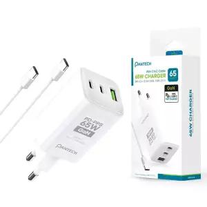 팬택 가정용충전기 GaN PD 65W 3포트 충전기 (CtoC 케이블 포함) (ZX-3U26KR) 핸드폰충전기