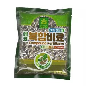 에코 복합비료 500g/미생물제제/유기농비료/감자비료/꽃비료/화분비료/냄새없는퇴비/액체비료/나무영양제