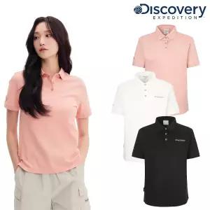 [디스커버리](본점)[정상가 89000원] 디스커버리 여름 반팔 카라 폴로 여성 카라 티셔츠 DWTS74053