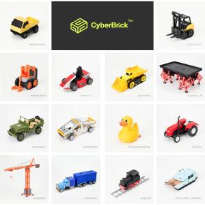 Bambu Lab Creator 프로그램용 CyberBrick 하드웨어 키트 MakerWorld 3D 프린터 액세서리용 모듈형 프로그