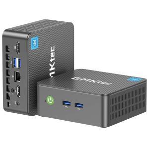 GMKtec 미니 PC 컴퓨터 인텔 N95 프로세서(터보 3.4GHz) 8GB DDR4 256GB SSD 데스크톱 4K 듀얼 HDMI 디스플레이 / 3배 USB3.2 WiFi 5 BT5.0 RJ45 이더넷 Nucbox G3S