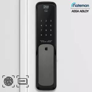 게이트맨 GMP-330U 무타공 지문인식 도어락 푸시풀 현관번호키 현관도어락