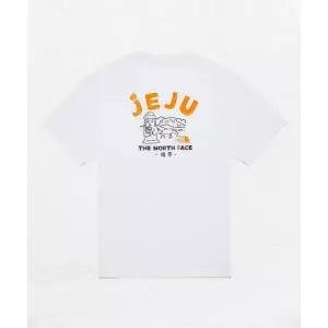 THE NORTH FACE NT7UR44B TNF 제주 에디션 반팔티_WHITE 2308202