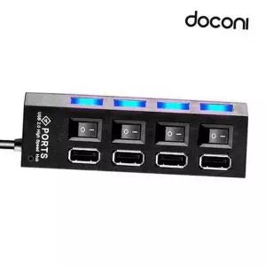 전원 데스크탑 노트북 허브 usb 멀티 2.0 스위치 컴퓨터USB허브