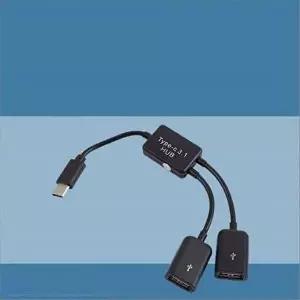 [COMS]USB 3.1 허브 Type C USB A 2Port 2포트 Type C OTG-WD5390E