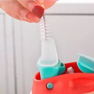 휘어지는 빨대 세척솔 스테인레스 젖병솔 20cm 젖병세정솔 젖병용솔