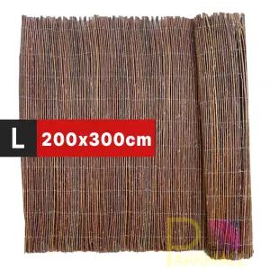 튼튼한 울타리 천연 나무발 200x300 (정원 베란다 휀스 가림막 테라스 가벽 인테리어 문발 싸리발 펜스)