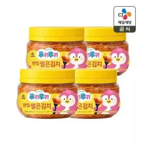 푸키루키 한입 썰은김치 270g x4개