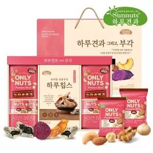[썬넛트][하루견과] 하루견과&부각 선물세트/순수견과,온리넛츠,부각(소비기한:2026년8월18일까지)
