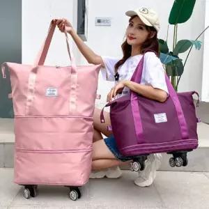 3단 크기조절 가방 장바구니 사입 이동식 여행 이민가 대용량백 대용량가방 짐가방