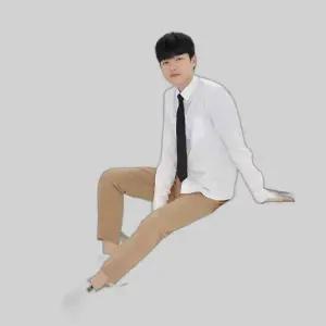 교복몰 스판 사계절 베이지 교복바지(남자) 학생. 교복