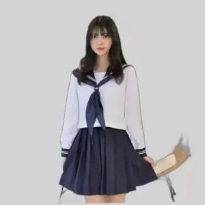 교복몰 러블리리본 네이비 일본여고생 세라복 긴팔