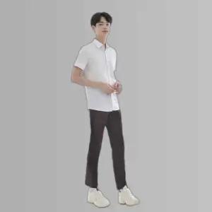 교복몰 (하복) 스판 브라운 교복바지(남자) 학생. 교복