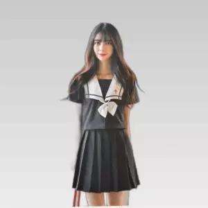 교복몰 세인트 블랙 일본여고생 세라복 세트 (반팔)
