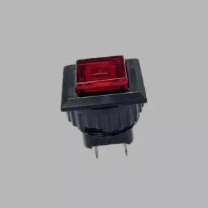 4핀 푸쉬온 자동복귀리턴 스위치 사각형 레드16mm (HAS0408) LED