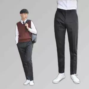교복몰 스판 블랙 교복바지(남자)