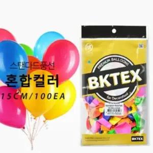 WL (PC) 15cm 일반 라운드 풍선 (100개입)