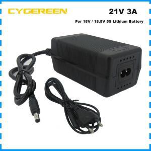 5S 18V 21V 3A 리튬 이온 전동 공구 배터리 충전기 DC 5.5x2.5mm 5.5x2.1MM 커넥터