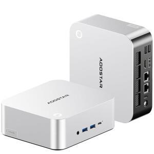 AOOSTAR MACO AMD R7 PRO 8845HS 미니 5.1GHz, LAN 데스크탑 최대 없음) 베어본((8C/16T, 8K 6/Oculink 780M PC 2.5G/듀얼 USB4/Wi-Fi 컴퓨터/듀얼 디스플레이 Radeon RAM/SSD/OS