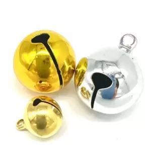 DIY 공예 방울 부자재 미니 실버 은색 방울 20mm 2p 방울 공예