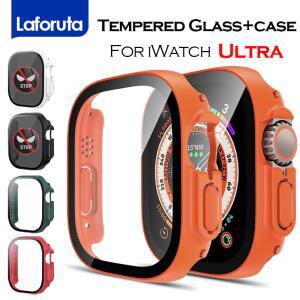 Apple Watch Ultra 49mm 케이스용 유리 + 케이스 스마트워치 PC 범퍼 화면 보호기 강화 커버 iwatch Ultra3 10 11 액세서리