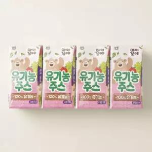 남양유업 아이꼬야 베이비주스 사과포도 120ml * 4입