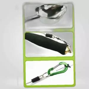 씨타임 스텐쏠채 밑밥주걱 롱캐스터 분실방지 낚시주걱 스프링 씨타임쏠채 밑밥주걱
