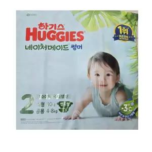 하기스 네이처메이드 썸머 밴드형 2단계 80매 기저귀 남여공용
