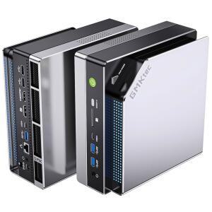 GMKtec EVO-X2 AI 미니 PC AMD 라이젠 알 맥스 395 최대 5 1GHz 미니 게이밍 컴퓨터, 96GB LPDDR5X 8000MHz 12GB 8 2TB PCIe 4 0 SSD, 쿼드 스크린 8K 디스플레이, WiFi 7 및 USB4, SD 카드 리더 4