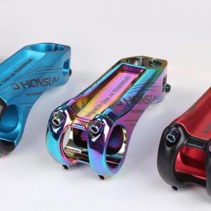 프로혼선 MTB 산악 로드 자전거 스템 CNC 알루미늄 합금 아노다이징 처리된 각도 -17도 길이 318mm70mm/90m