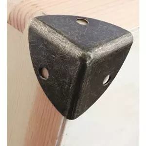 고품질 TBZ 박스 수납 가구 DIY 앤틱 청동 코너 모서리 모서리부품 가세 가구diy 걸고리 옛날가구 WFM3W6M