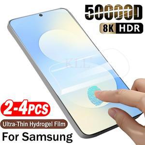 삼성호환 갤럭시호환 S25 FE S26 울트라 S24 S23 S22 + S21 S20 플러스용 투명 실리콘 하이드로겔 소프트