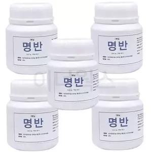 고품질 대용량 제약 180g 가루 5개 묶음 명반 명반180g 명반5개 염도...