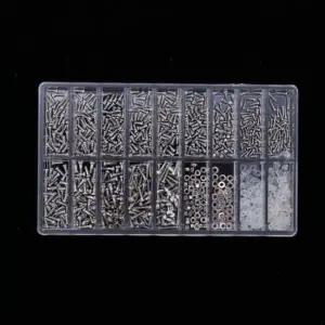 18종 드라이 세트 박스 시계 나사 부품 1000pcs 안경 부품 박스