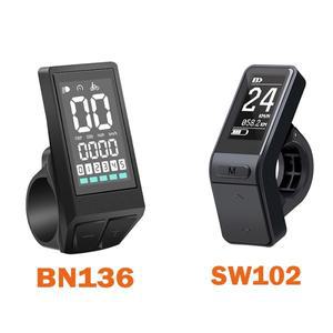 바팡 디스플레이 BN136 SW102 LCD 전기 자전거 지능형 계기판 모터 BBS01