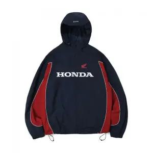 HONDA MOTORCYCLE APPAREL Honda Hoodie Cap Track Jacket Blue