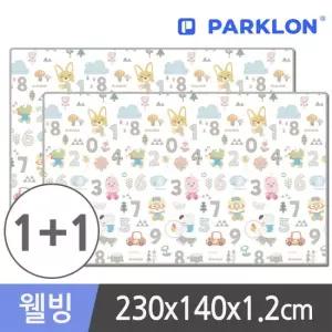 파크론 1+1 뽀로로 숫자놀이 웰빙 놀이방매트 230x140x1.2cm